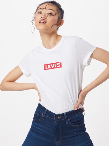 LEVI'S ® Shirt 'The Perfect Tee' in Weiß: predná strana