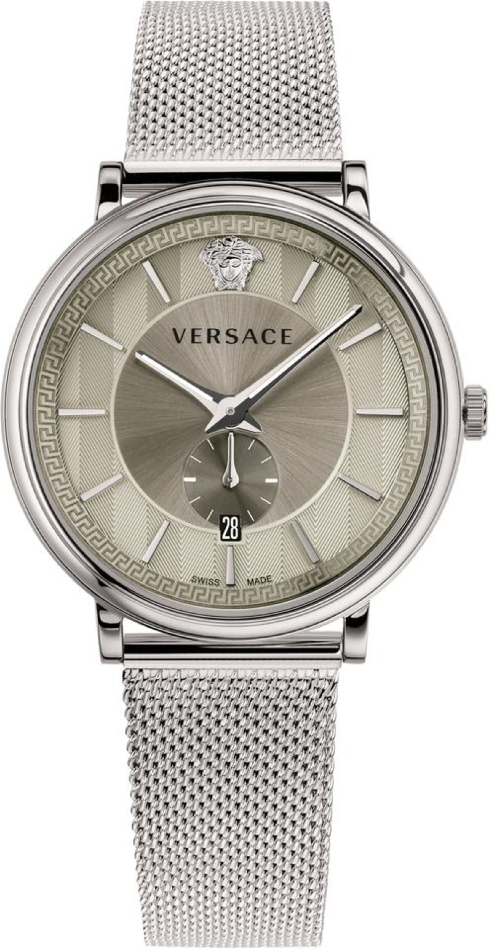 VERSACE Uhr 'VBQ060017' in Silber: Vorderseite