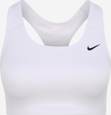 NIKE Sport bh in Wit: voorkant