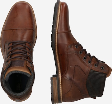 BULLBOXER Lace-Up Boots in Brown: side