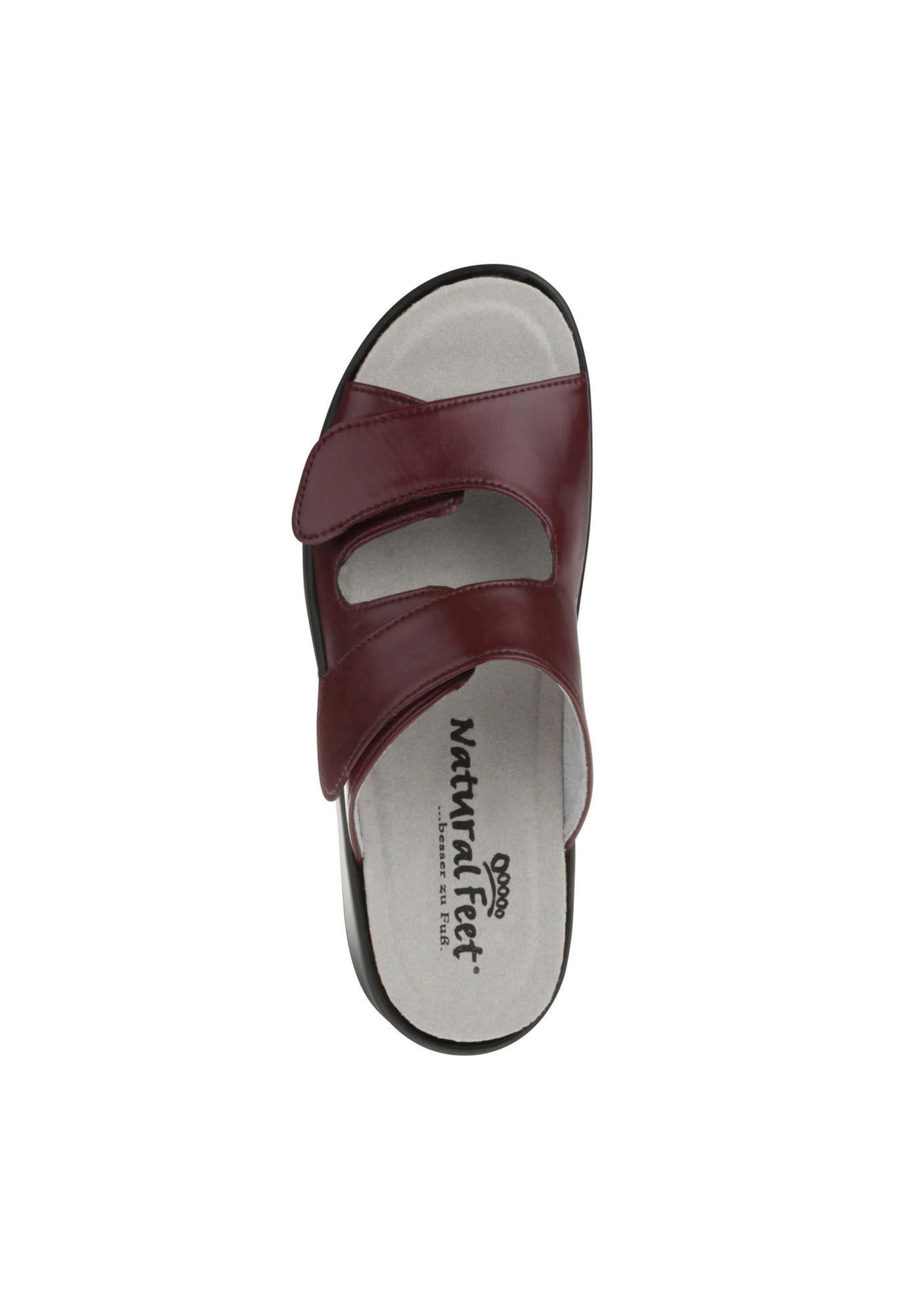 Natural Feet Muiltjes 'Leonie' in Rood