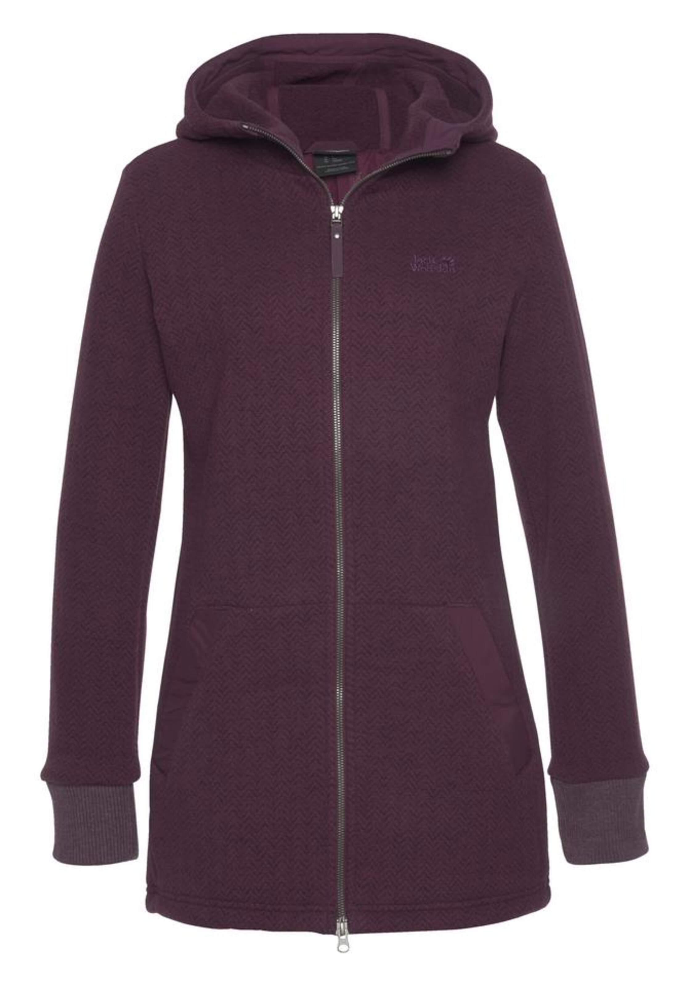 JACK WOLFSKIN - Mantel 'Patan' in burgunder