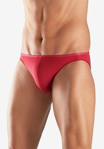 Slip 'Plume' di HOM in rosso: frontale