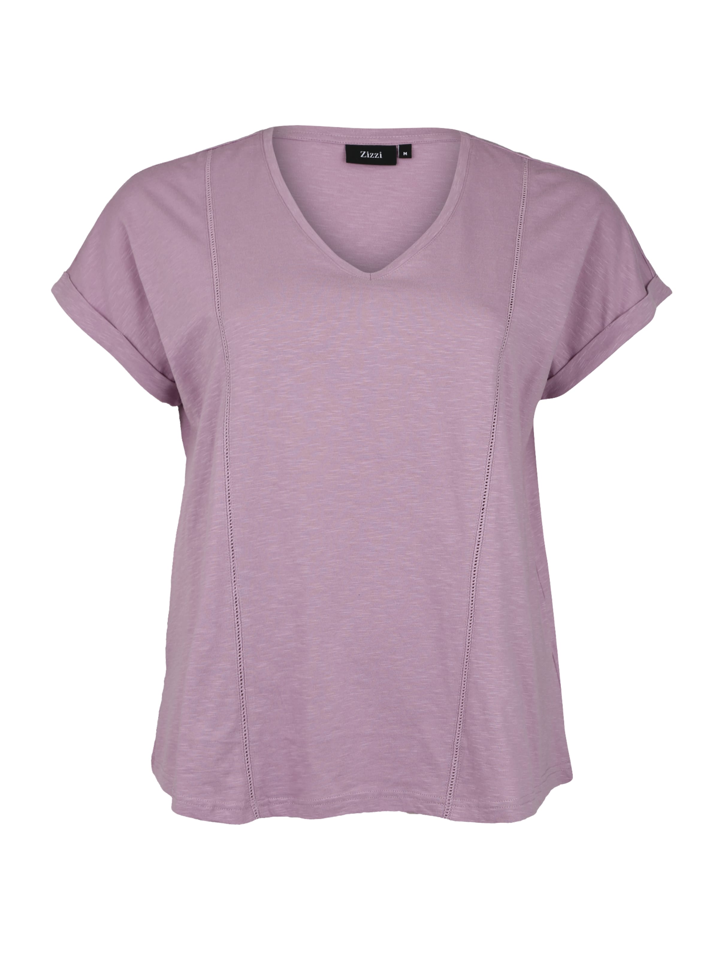 Zizzi - Shirt 'Mafia' in de kleur Lila