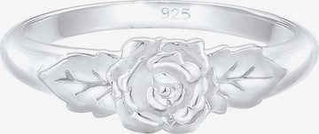 ELLI Ring 'Rose' in Zilver