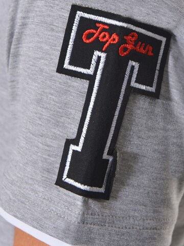 TOP GUN Shirt 'Heaven' in Grey