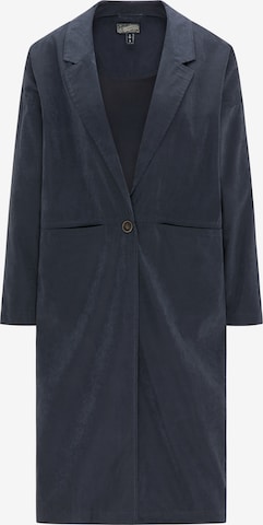 DREIMASTER Between-seasons coat in Blue: front