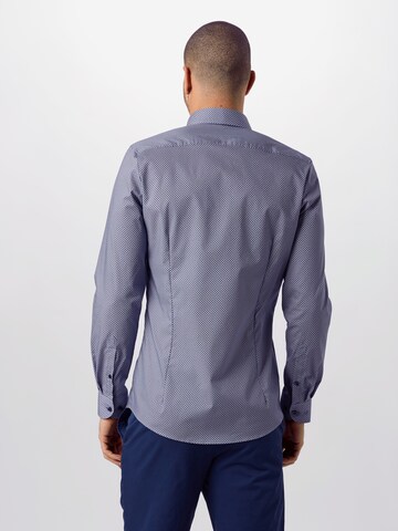 OLYMP Slim Fit Hemd 'Level 5 City' in Blau