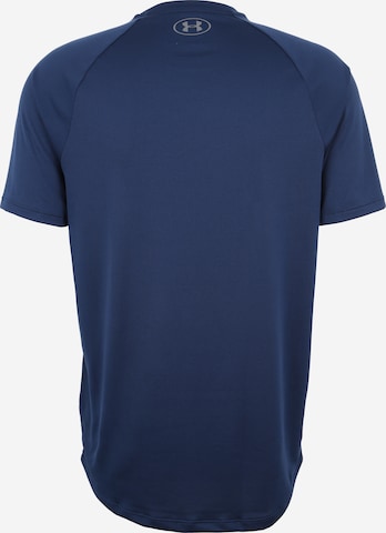 UNDER ARMOUR Regular Fit Funktionsshirt 'Tech 2.0' in Blau: zadná strana