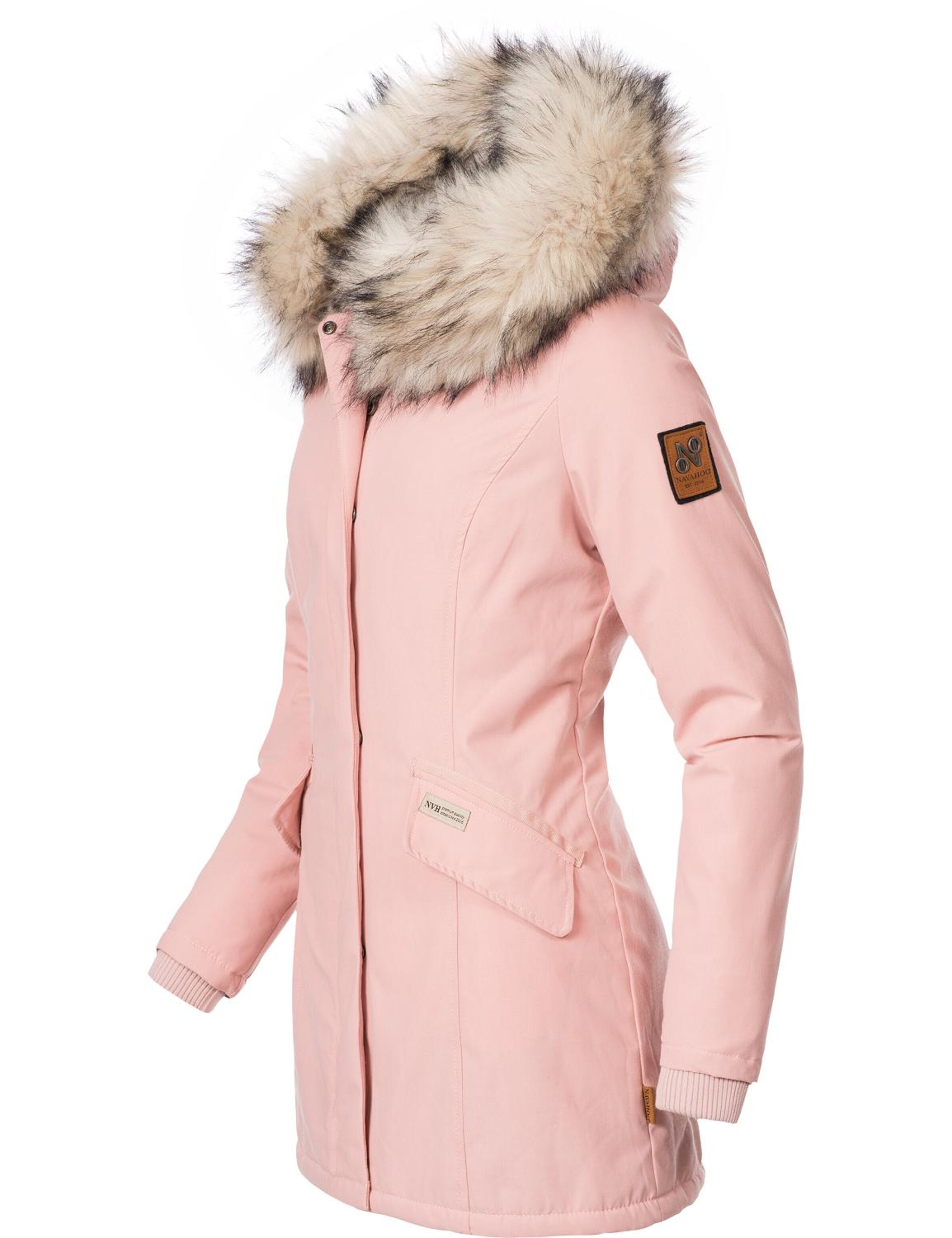 NAVAHOOZimski kaput 'Cristal' - roza boja