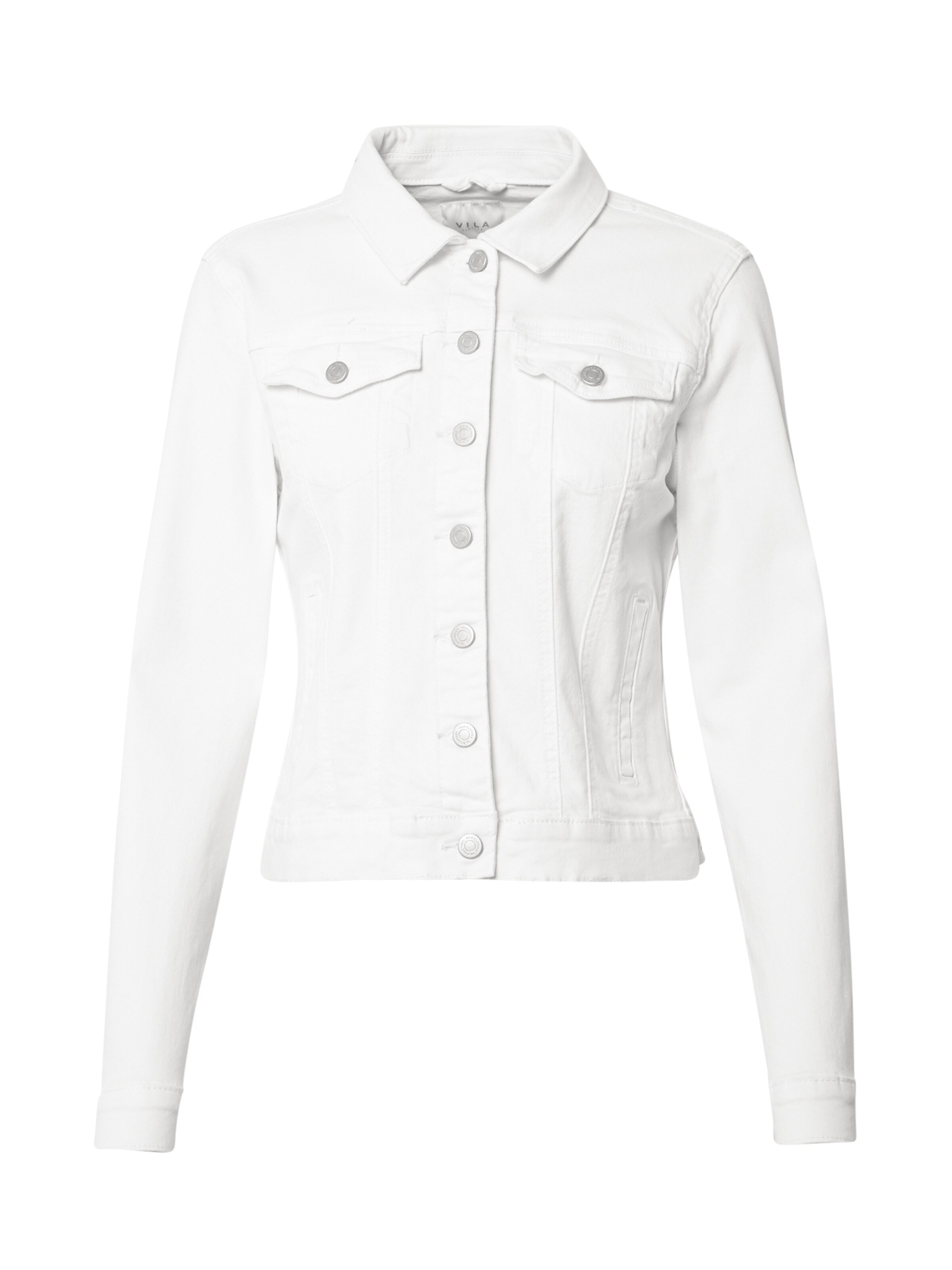 Vila Jeansjacke Vishow Denim Jacket Noos In Weiss About You