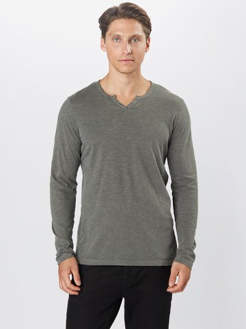 JACK & JONES Regular fit Μπλουζάκι σε γκρι: μπροστά