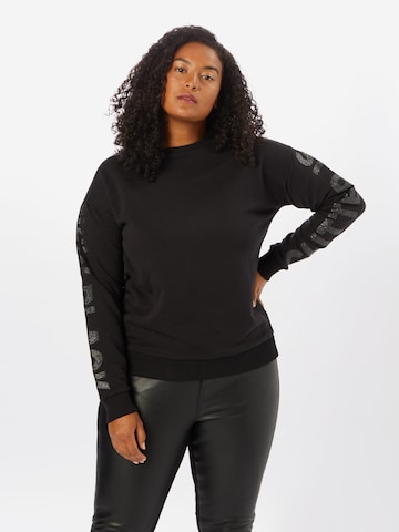 Guido Maria Kretschmer Curvy Sweatshirt 'Naomi' in Schwarz: predná strana