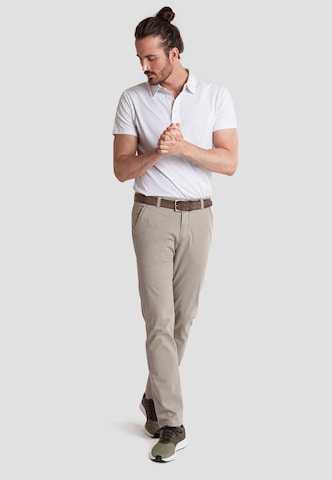 CLUB OF COMFORT Slimfit Hose 'Garvey' in Beige