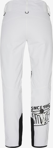 CHIEMSEE Normální Sportovní kalhoty – bílá: zadní strana
