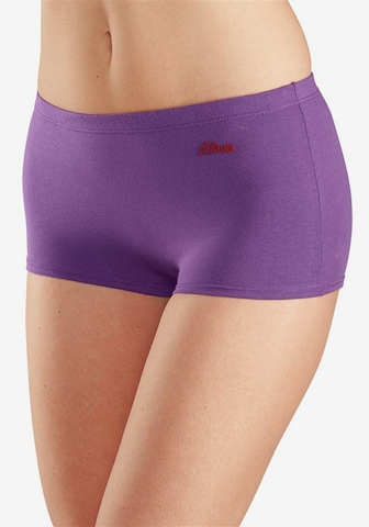 s.Oliver Boyshorts in Purple: front