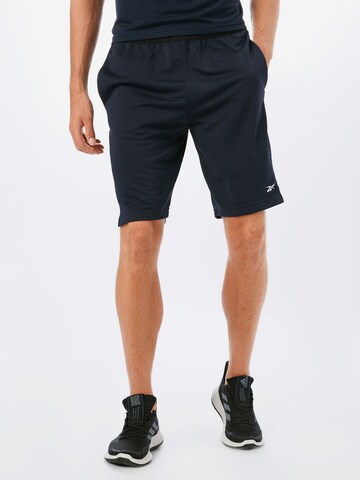 Reebok Regular Sportshorts in Blau: predná strana