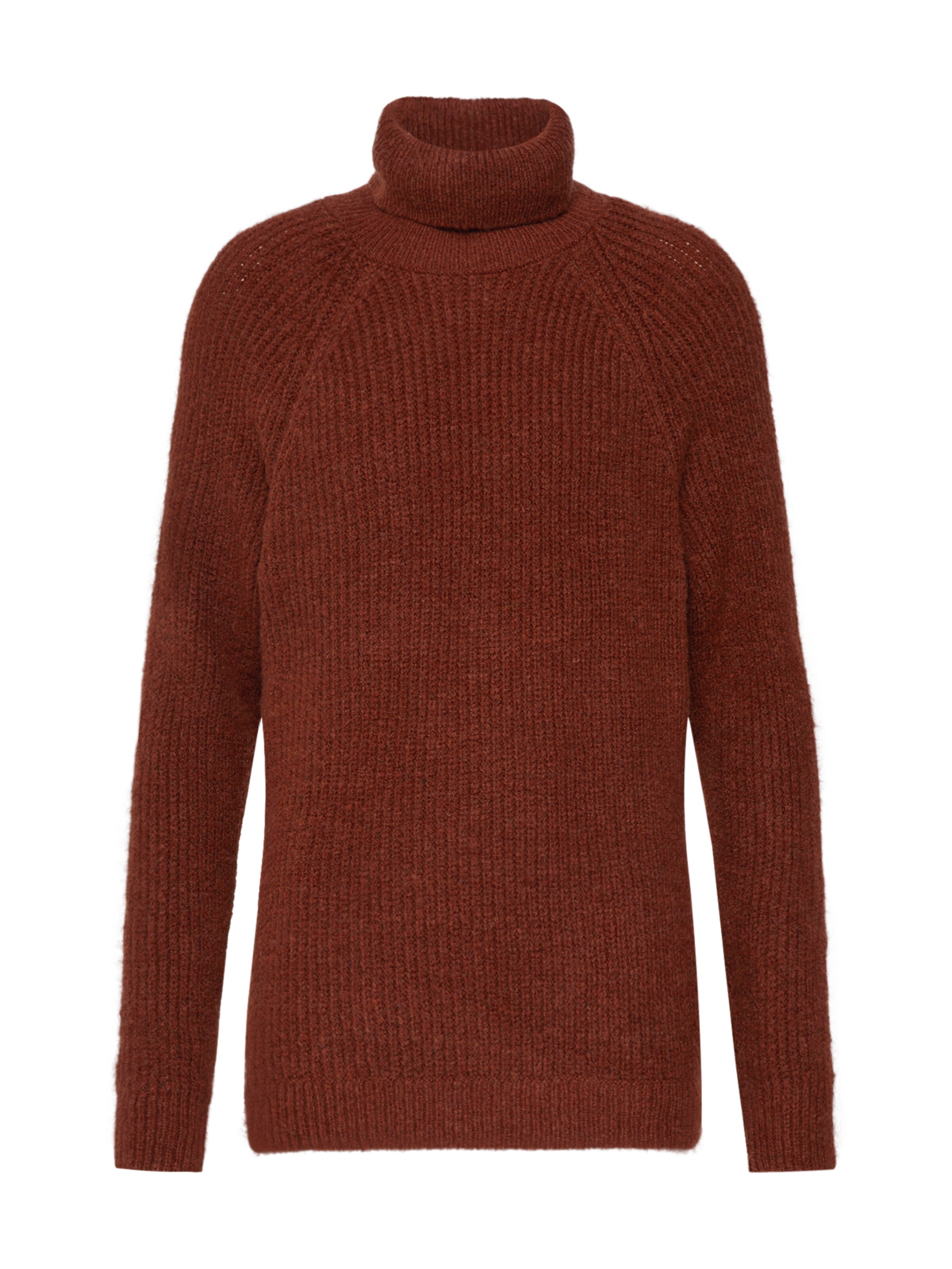 ONLY - Trui 'JADE L/S ROLLNECK PULLOVER CC KNT' in de kleur Sinaasappel