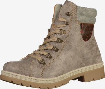 Bottines à lacets 'Kirkless' Rieker en gris : devant