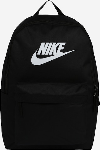 Rucsac 'Heritage 2.0' de la Nike Sportswear pe negru: față