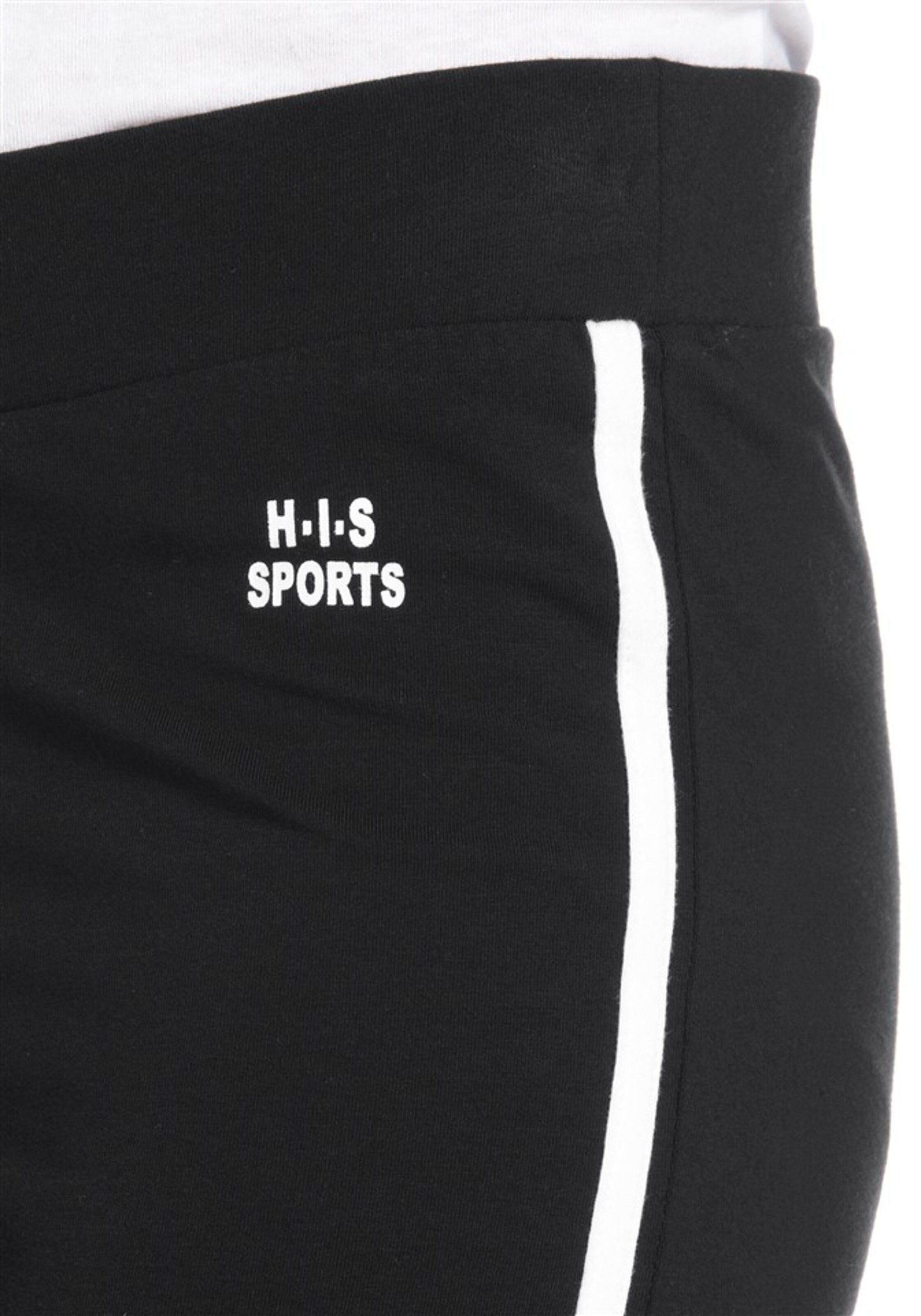 H.I.S Flared Jazzpants in Schwarz