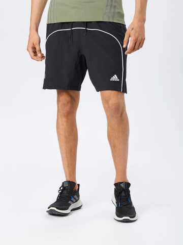 ADIDAS PERFORMANCE Štandardný strih Športové nohavice 'Harden' - Čierna: predná strana