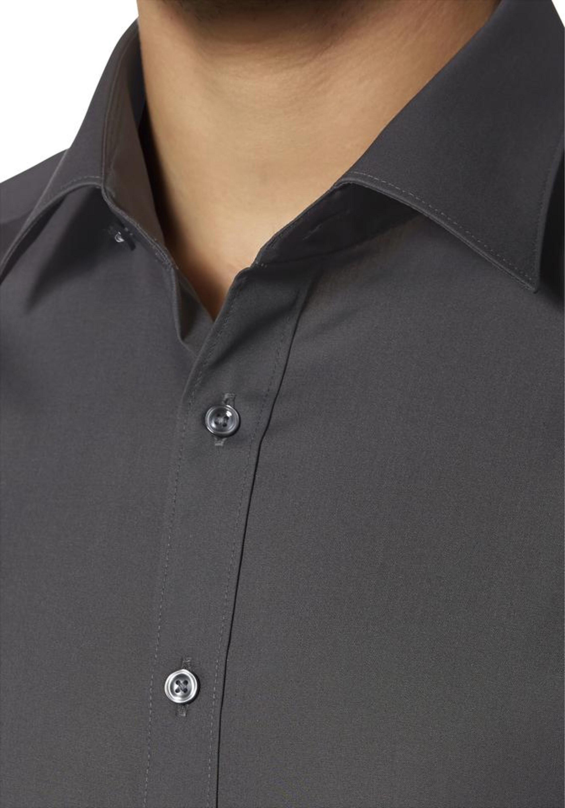 Bruno Banani Slim fit Business Shirt in Grey