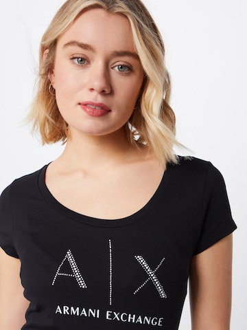 ARMANI EXCHANGE Тениска '8NYT83' в черно