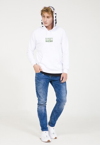 PLUS EIGHTEEN Sweatshirt in Wit