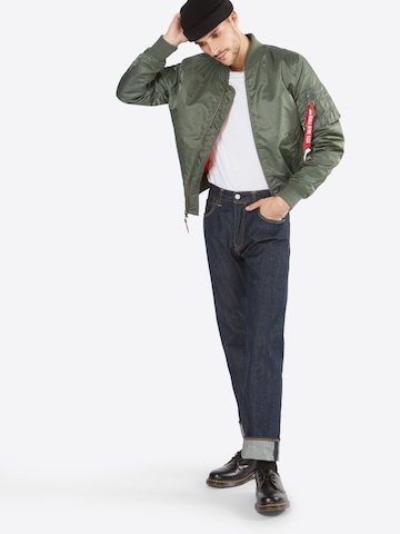 ALPHA INDUSTRIES - Casaco meia-estação 'MA-1 VF 59' em verde