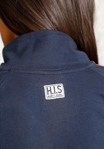 H.I.S Bluza rozpinana w kolorze niebieski