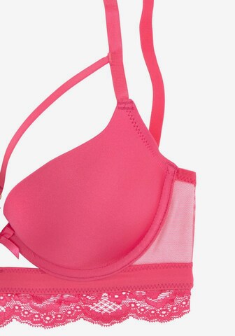 LASCANA Push-up BH in Roze