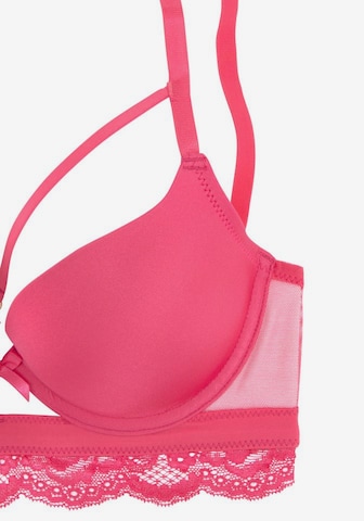 LASCANA Push-up BH in Pink