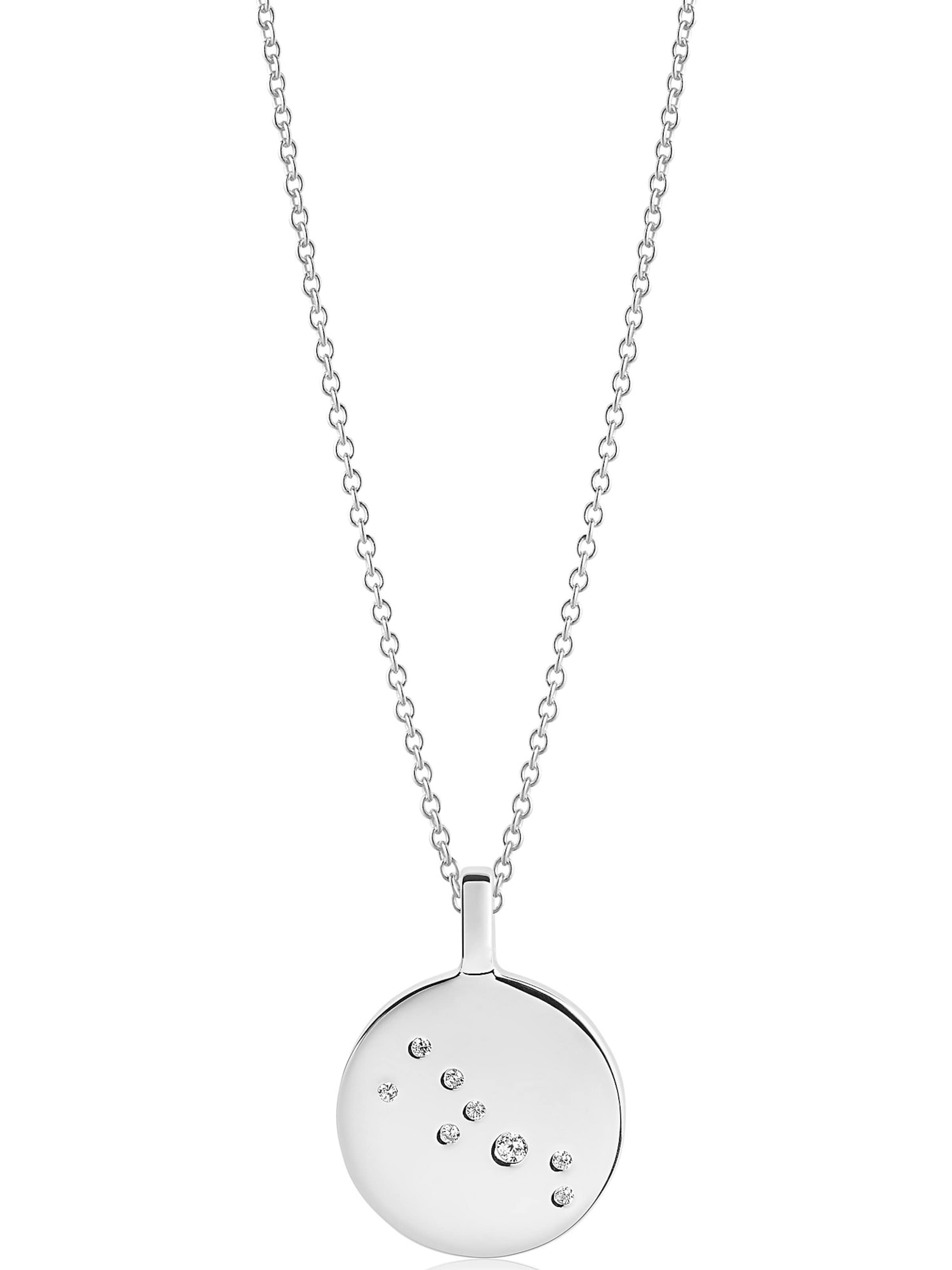 Sif Jakobs Kette 'Sternzeichen Stier' in Silber: Vorderseite