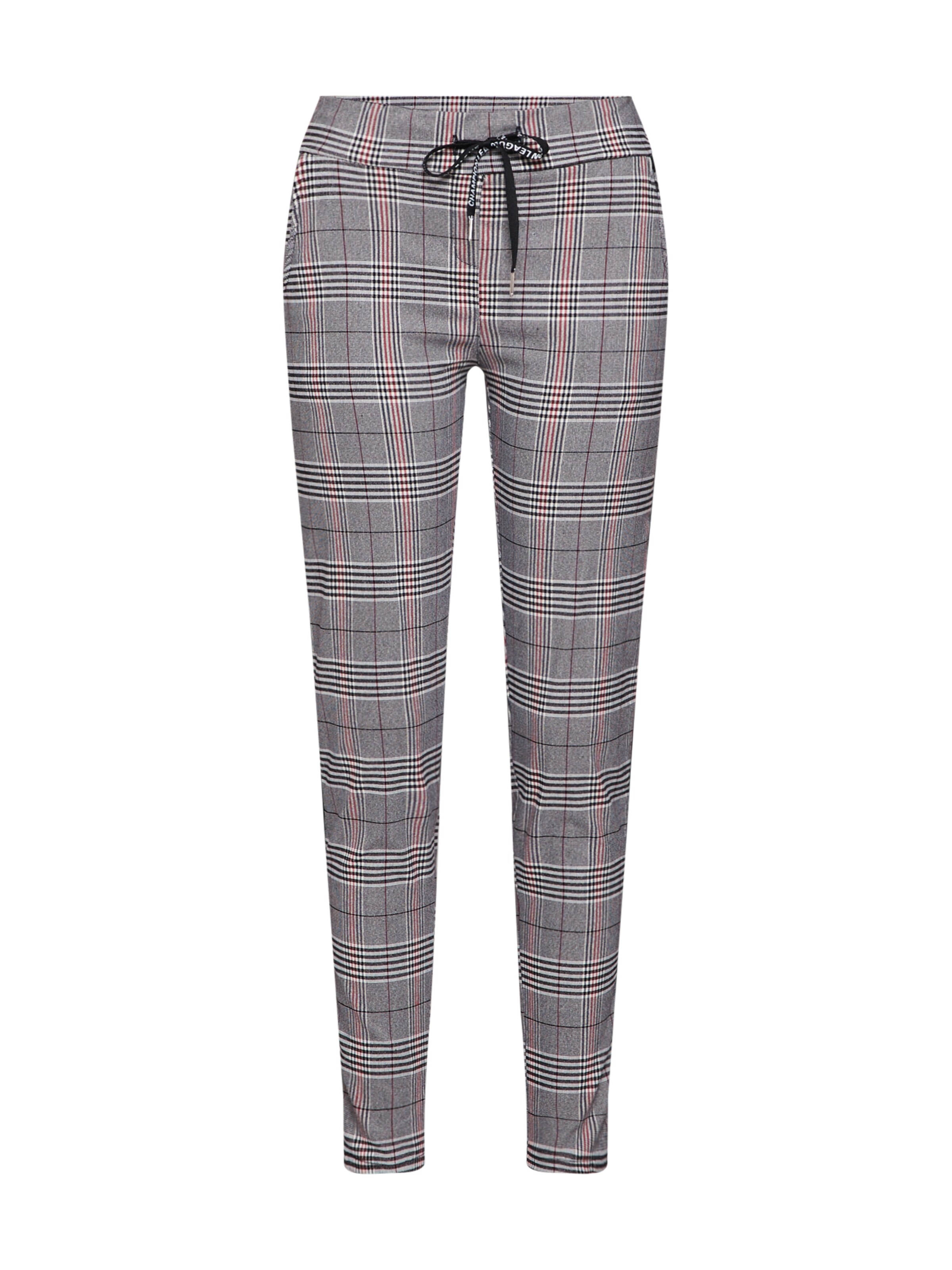 szürke Zwillingsherz Nadrág 'Glencheck': Elölnézet