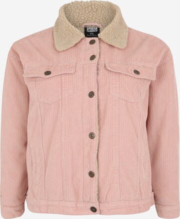 Veste mi-saison Urban Classics en rose : devant