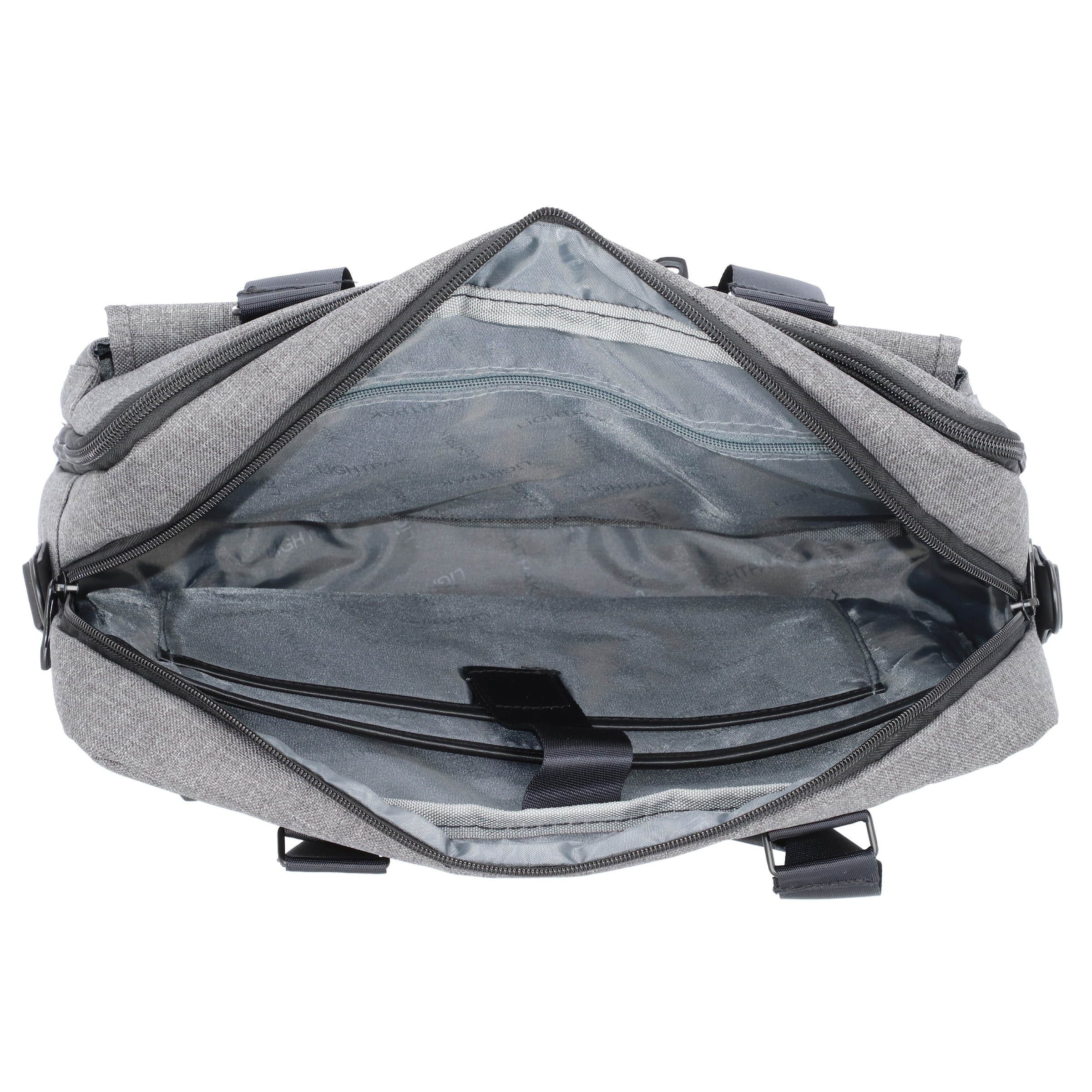Lightpak Aktentasche 'Twyx' in Grau