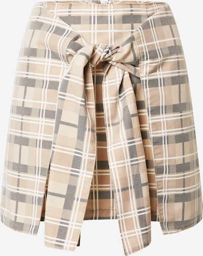 NU-IN Skirt 'Tie Front' in Beige / Brown / Light brown, Item view