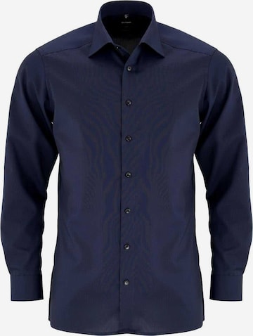 OLYMP Button Up Shirt in Blue: front