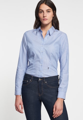 SEIDENSTICKER Blouse 'City' in Blauw: voorkant