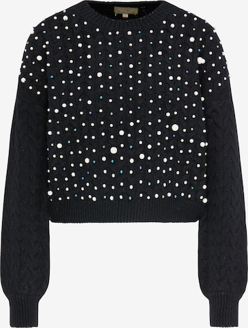 Pull-over MYMO en noir : devant