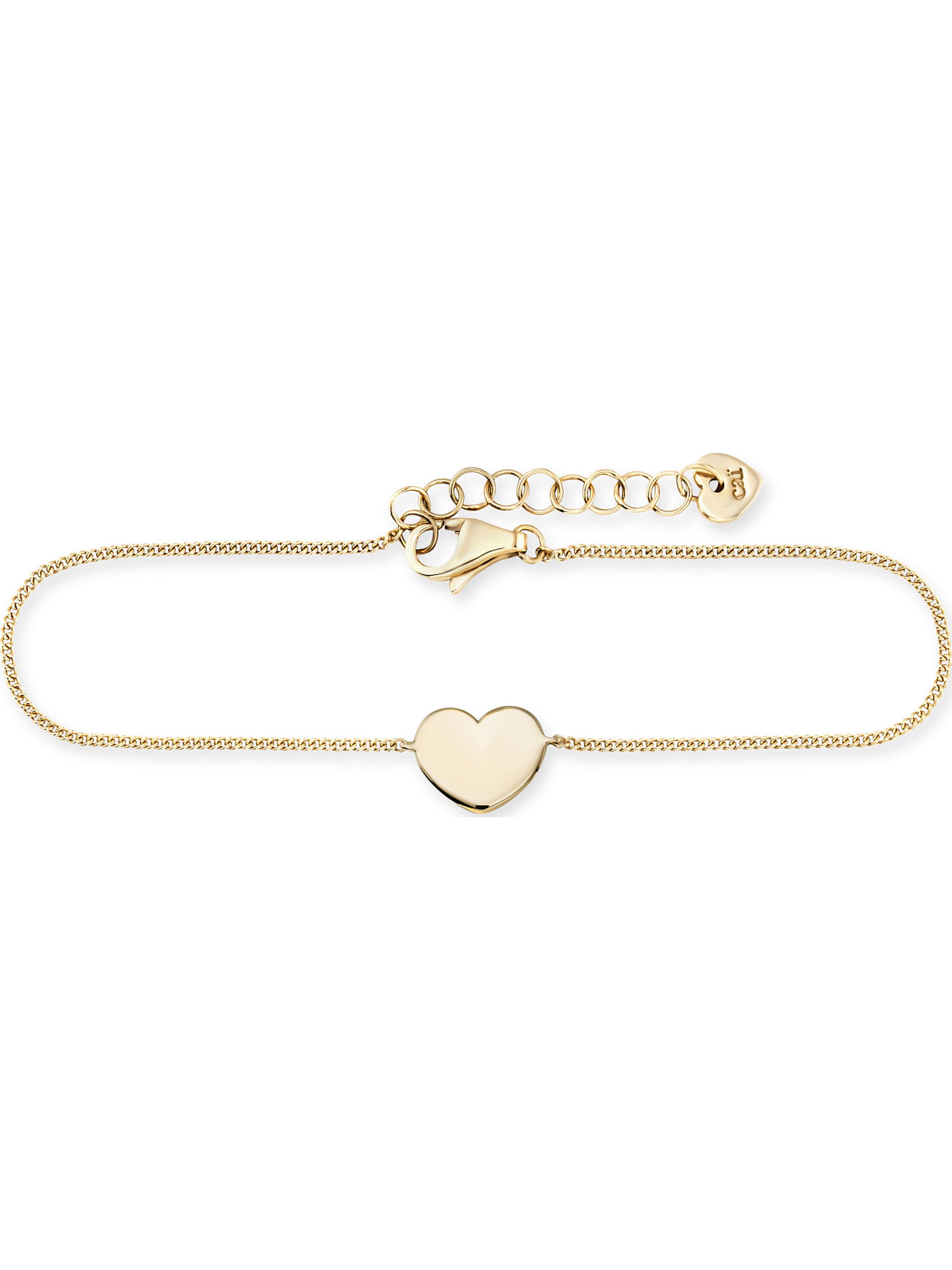 caï Armband 'Love' in Gold: Vorderseite