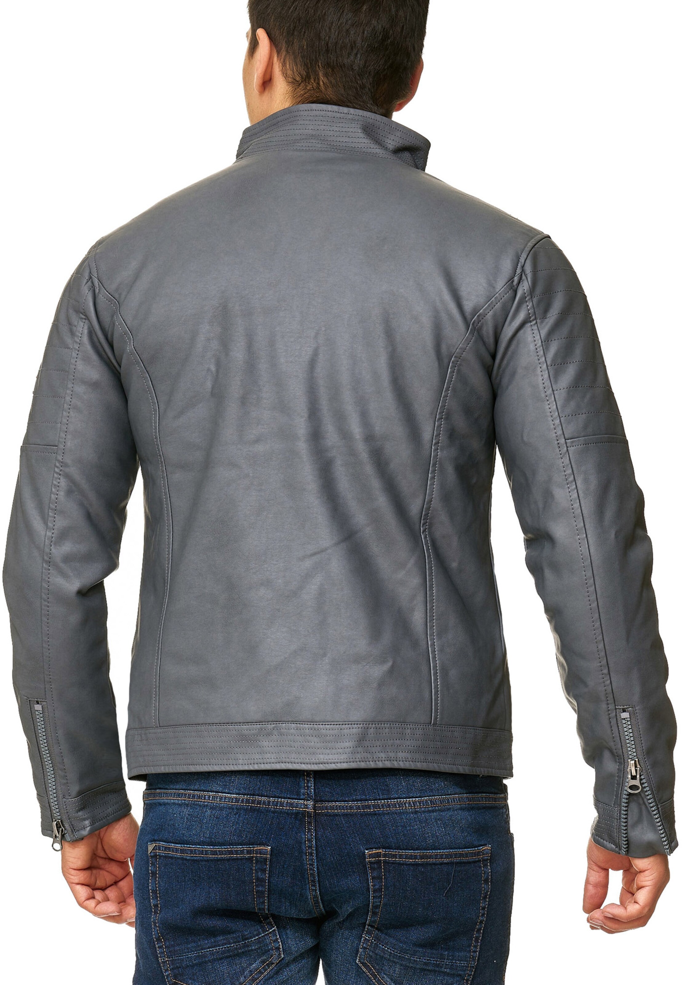 INDICODE JEANS Tussenjas 'Brook' in Grijs