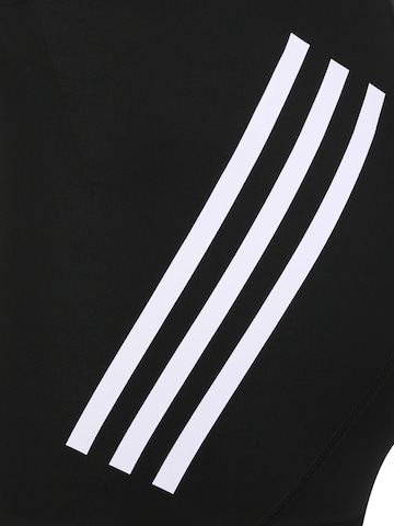 Skinny Pantalon de sport 'Alphaskin' ADIDAS PERFORMANCE en noir