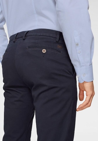 Regular Pantalon chino bugatti en bleu