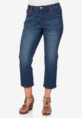 SHEEGO Slimfit Jeans in Blau: predná strana