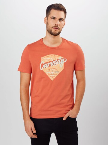 Coupe regular T-Shirt CAMEL ACTIVE en orange : devant