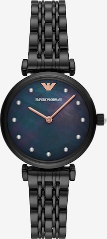 Emporio Armani Uhr in Schwarz: predná strana