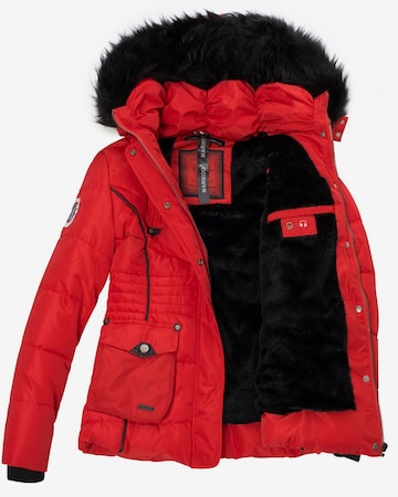 Veste d’hiver 'Vanilla' MARIKOO en rouge