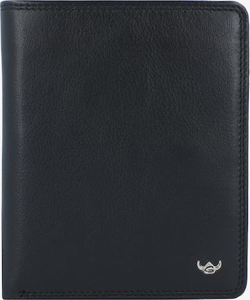 GOLDEN HEAD Wallet 'Polo' in Black: front